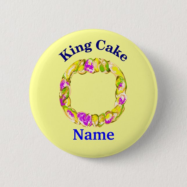 Name der King Cake-Bearbeitung Button (Vorderseite)