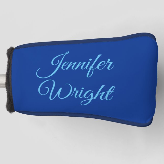 Name der klassischen Schlichten Luftwaffe Blue Golf Headcover (Vorderseite)