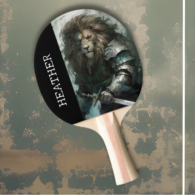 Name der Lion Warrior Monogram Tischtennis Schläger (Von Creator hochgeladen)