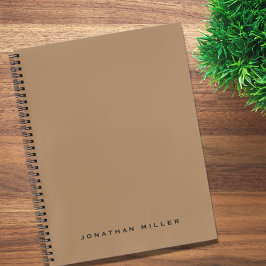 Name der Minimalistischen Beruflichen Monogramm Notizbuch
