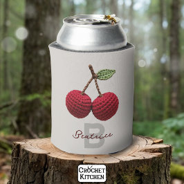 Name der Minimalistischen Girly Crochet Red Cherry Dosenkühler