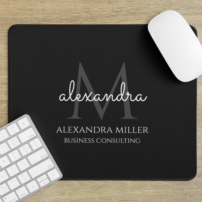 Name der Minimalistischen Schwarzweiß-Zeitschrift Mousepad (Von Creator hochgeladen)