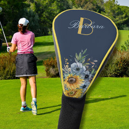 Name der modernen Sonnenblumenblume Golf Headcover