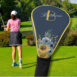 Name der modernen Sonnenblumenblume Golf Headcover