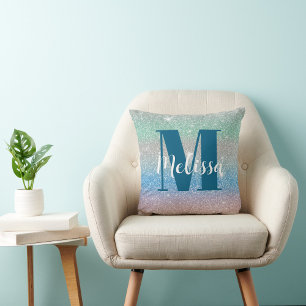 Name der Monogram-Glitzer-Produktfamilie Kissen