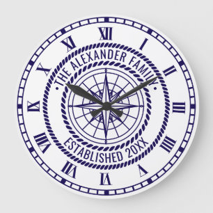 Name der Nautic Compass #3-Familie Datum der Meldu Große Wanduhr