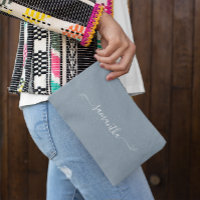 Name der niedlichen Bow-Signatur Dusty Blue