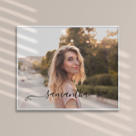 Name der niedlichen Bow-Signatur Poster