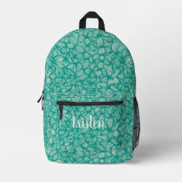 Name der niedlichen Coolen Abstrakten Linie Art Mo Bedruckter Rucksack
