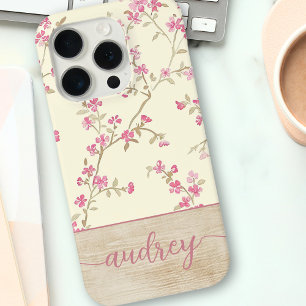 Name der niedlichen Personalisierten Wood-Schriftz Case-Mate iPhone Hülle