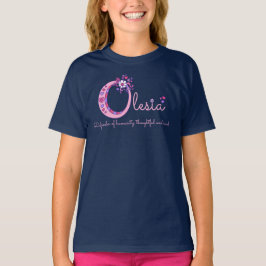 Name der Olesia-Mädchen und Bedeutung des O-Monogr T-Shirt