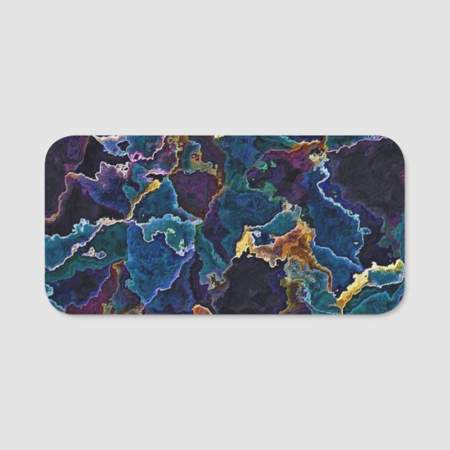 Name der Ölschicht Namensschild (Vorderseite)