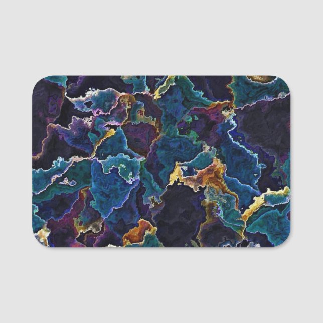 Name der Ölschicht Namensschild (Vorderseite)