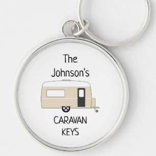 Name der personalisierten Caravan Keys Schlüsselanhänger