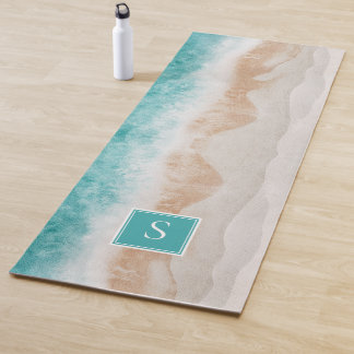 Name der personalisierten Friedlichen Beach Waves  Yogamatte