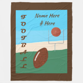 Name der personalisierten Fußball-Szene Fleecedecke