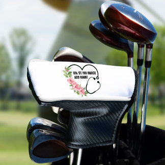 Name der personalisierten Krankenschwester Golf Headcover