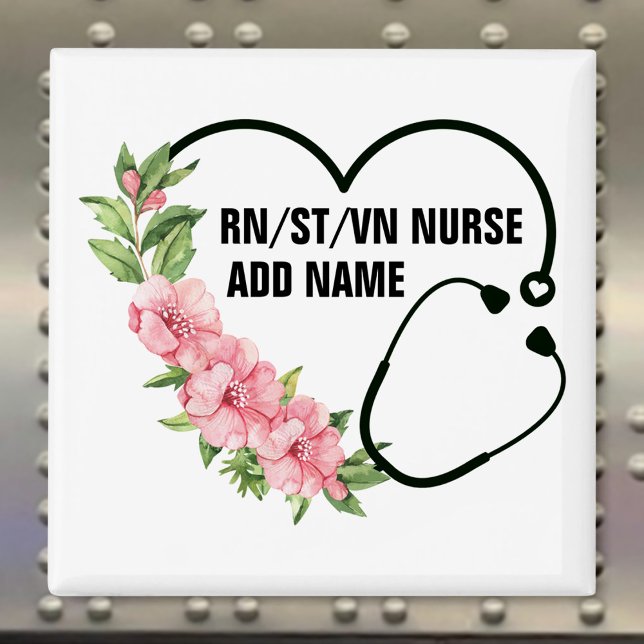 Name der personalisierten Krankenschwester Magnet (Von Creator hochgeladen)