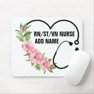 Name der personalisierten Krankenschwester Mousepad