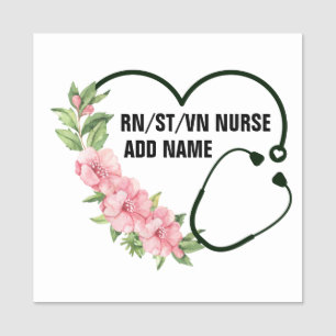 Name der personalisierten Krankenschwester Namensschild