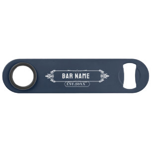 Name der personalisierten Monogramm-Bar, Datum bla Speed Flaschenöffner