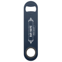 Name der personalisierten Monogramm-Bar, Datum bla