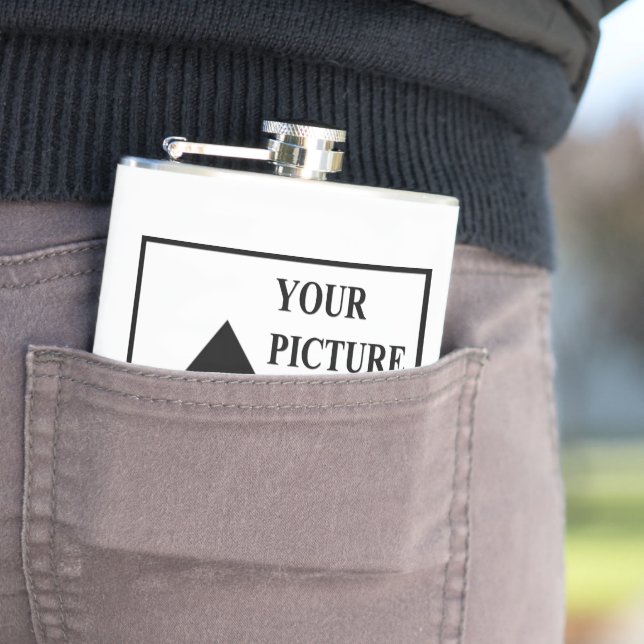 Name der Personalisierten Picture Business Company Flachmann (Beispiel)