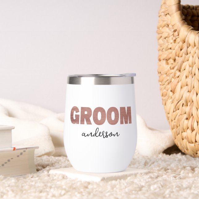Name der personalisierten Rose Gold Grobname (Wohnzimmer)