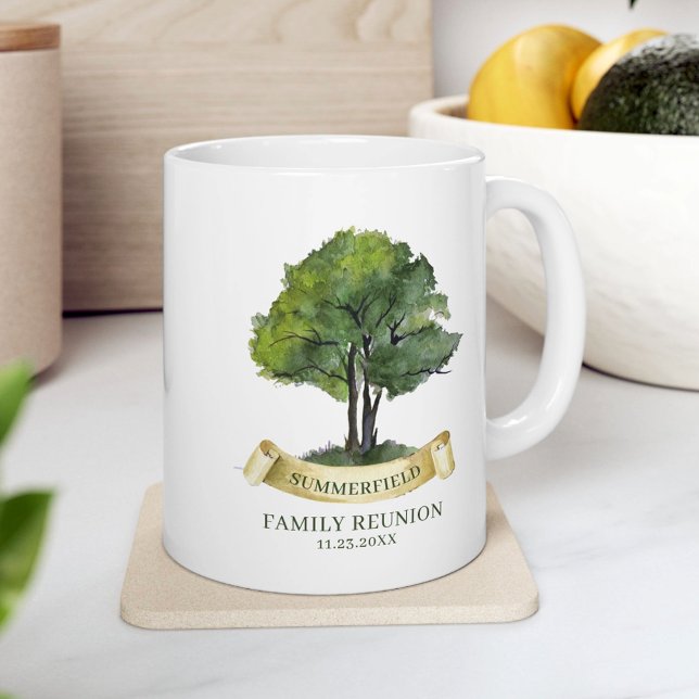 Name der personalisierten Wiedersehen-Familie Kaffeetasse (Personalized Family Reunion Keepsake Name Coffee Mug)