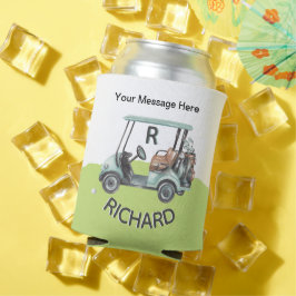 Name der Quick Golf Cart-Nachricht Monogram Dosenkühler