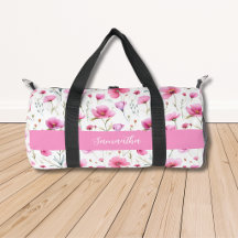Name der rosa Aquarell-Wildblume
