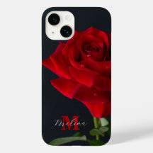 Name der rote Rose Classic Monogramm