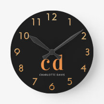 Name der schwarzen Monogrammbuchstaben