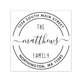 Name der Skriptfamilie 8 Runde benutzerdefinierte  Permastempel