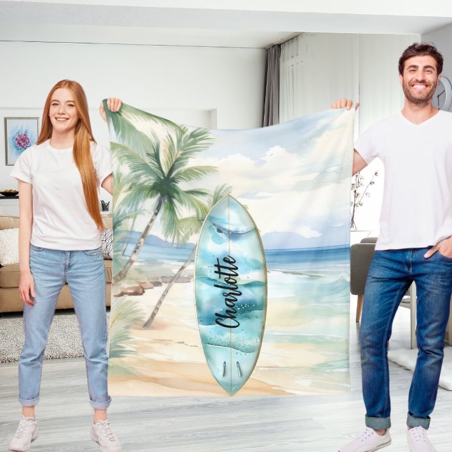 Name der Strandpalmen Fleecedecke (Von Creator hochgeladen)