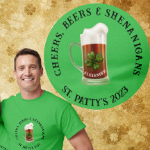 Name der Tasse Cheers Beers and Shenanigans St Pat