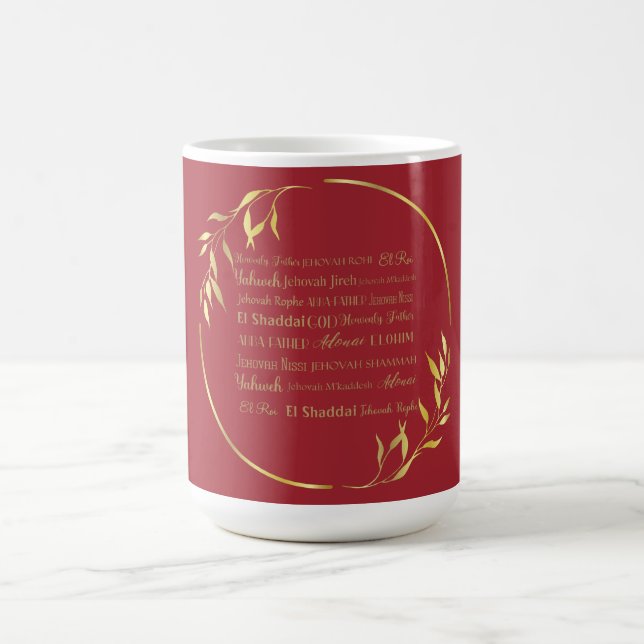Name der Tasse Gottes (Rot/Gold) (Mittel)