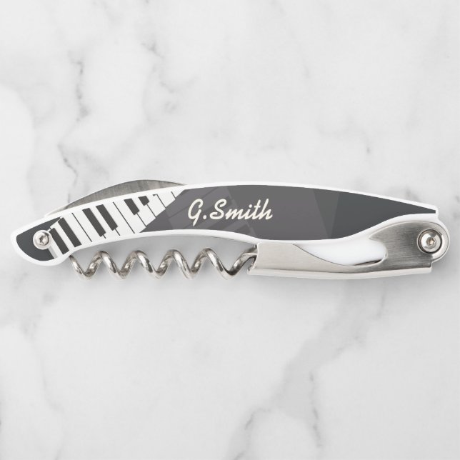 Name der Tastatur für benutzerdefinierte schwarze  Kellnermesser (Rückseite)