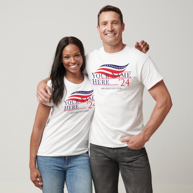 Name der US-Flagge für die Präsidentschaftswahl 20 T-Shirt (Unisex)