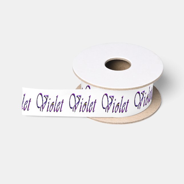 Name der violetten Blumenmädchen, Satinband (Spule)