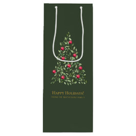 Name der Weihnachtsbaum-Familie Geschenktüte Für Weinflaschen