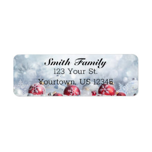 Name der Weihnachtsfamilie Feierliche Rote Rücks