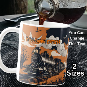 Name der Werbung, Halloween-Express-Dampfzug Kaffeetasse