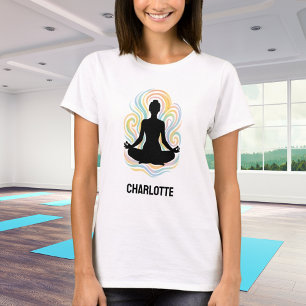 Name der Yoga-Pose-Wirbel T-Shirt