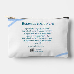 Name der Zutaten Name Firmenname Website QR-Code h Zubehörtasche