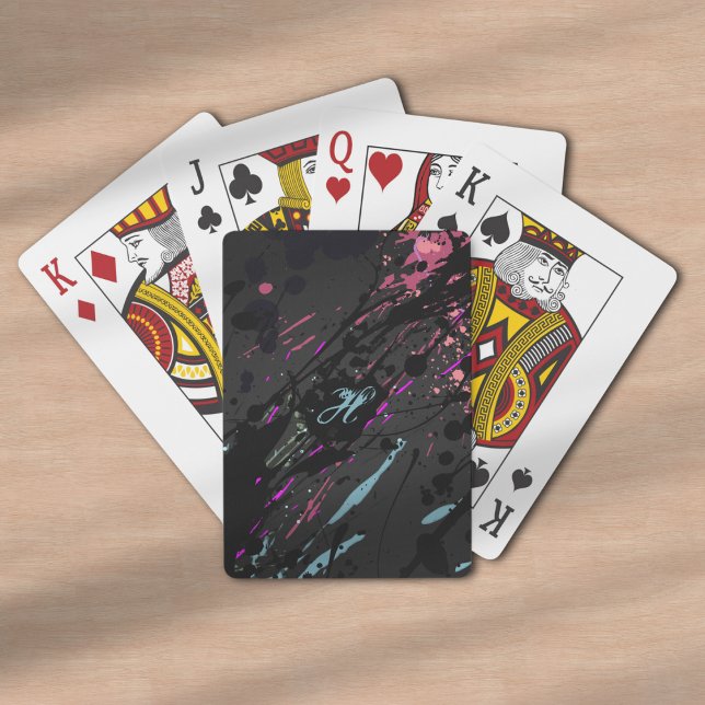 Name des Abstrakten Farbmonogramms für den Spritze Spielkarten (Von Creator hochgeladen)
