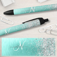 Name des aquamarin gebürsteten Metalls Silber Glit