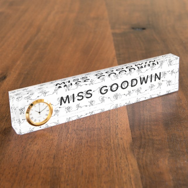 Name des Astronauten Namensplakette (Seite)