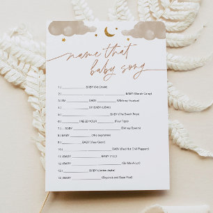 Name des Baby Song Game Twinkle Little Star Einladung