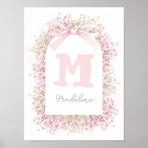 Name des Babys zum Ausdrucken als Wandkunst für da Poster